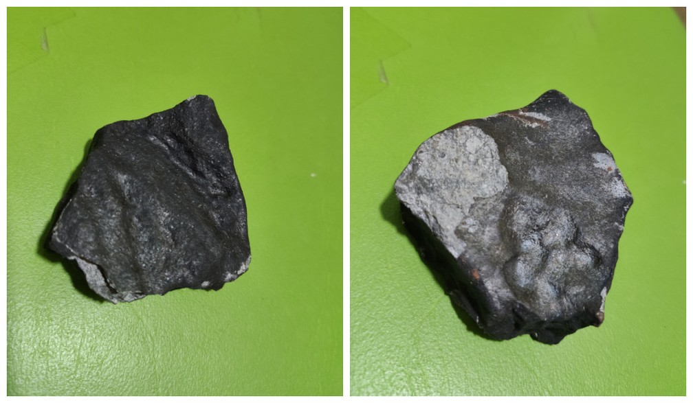 Moradores de Santa Filomena, no Sertão de PE, encontraram fragmentos do meteorito. Foto: Edimar da Costa